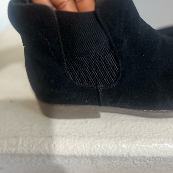 Jousen Chelsea Boots Black Casual Suede Elastic Ankle Boots Men’s Size 11 - Picture 4 of 11